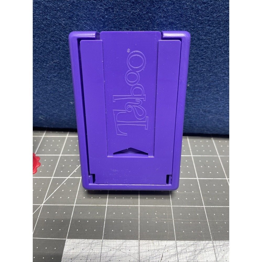 2004 TABOO Game Replacement Pieces Parts Purple Card Holder And Red Timer - Picture 2 of 3